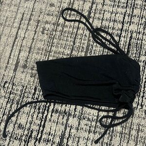 Princess Polly Black Fabric Detail